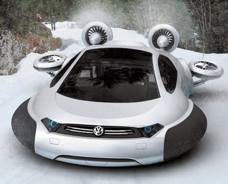 VW Aqua Hovercraft III - design, aqua, car, concept