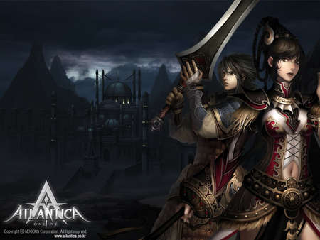 Atlantica Online - anime, warrior, atlantica, girl, sword, cg, fantasy, atlantica online, hd, video game