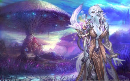 Aion - fantasy, anime, aion- tower of eternity, girl, hd, tower of eternity, video game, aion