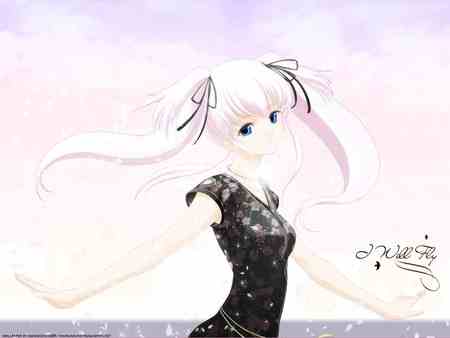 Mabinogi - Nao wants to fly - game, mabinogi, anime, white hair, nao