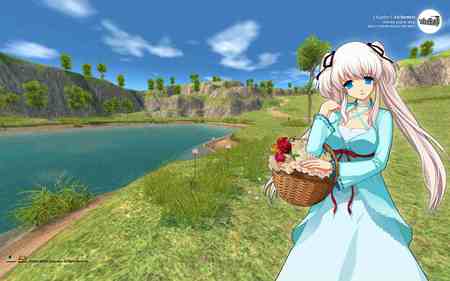 Mabinogi - Nao cute - game, anime, white, mabinogi, nao