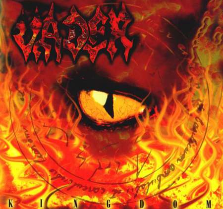 Vader - Kingdom - heavy, metal, death, flames, music, band, eye, king, evil, logo, firte, vader, kingdom