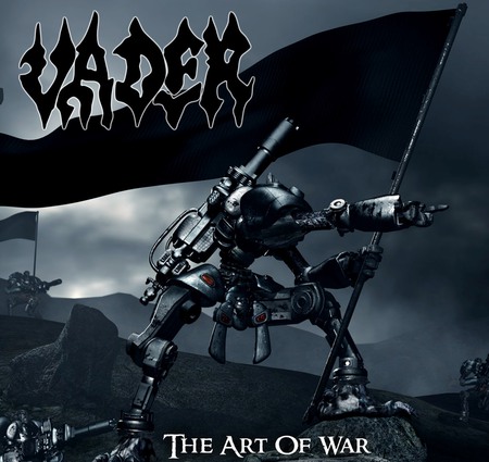 Vader - The Art of War - metal, logo, machine, death, robot, war, band, art, vader, flag, music, heavy