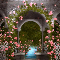 Archway of roses