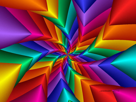 Pinwheel of Colors - viperent, multi, pinwheel shape, colors