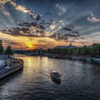 Sunset In Paris