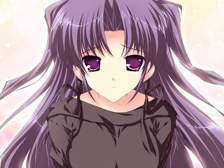 Purple Panic - anime, beauty, cute, hot