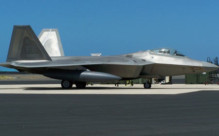 F-22 Raptor - aircraft, jet, multirole, generation, new, military