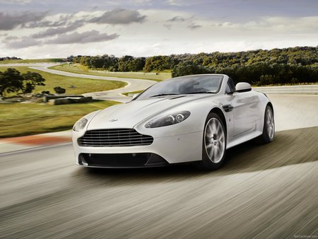 Road Trip - fast, fun, speed, car, aston martin-v8, beautiful, vantage s roadster, road trip