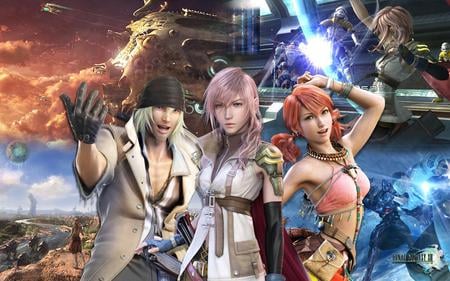 Final Fantasy XIII - female, girl, final fantasy, fantasy, final fantasy xiii, hd, action, adventure, fighters, video game, lighting