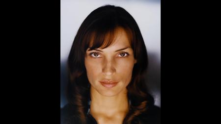 famke janssen - woman, beauty, stare, female, hot, eyes, hair, model, janssen, face, gorgeous, pretty, gaze, brunette, cute, look, actress, beautiful, famke