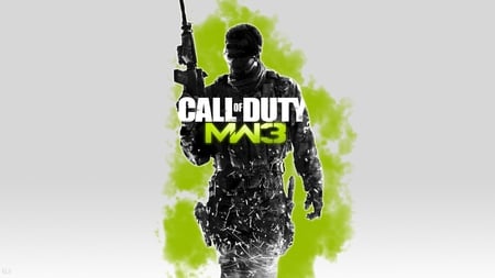 Modern Warfare 3 Green Wallpaper - 3, of, call, three, desktop, duty, warfare, modern, hd, nexus, wallpaper