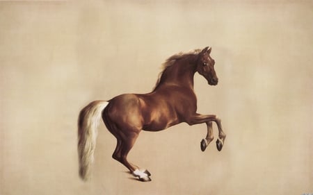 Horse - jump, animal, nature, horse