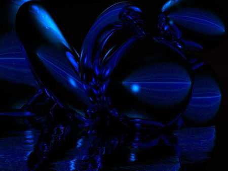 Midnight Dragon - fantasy, black, dark, dragon, midnight, blue