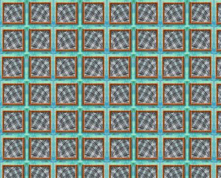 Fabric Squares - fabric, turquoise, square, rows