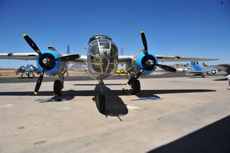 B 25 Bomber - falcon field, b25, bomber, wwii