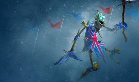 Fiddlesticks Splash - fiddlesticks splash, ghost, league of legends, reaper, the harbinger of doom, cg, bandito, fiddlesticks, horror, splash, adventure, fiddlesticks - the harbinger of doom, video game