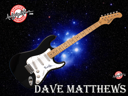 Dave Matthews Autographed Signed Guitar Free Wallpaper - autographed guitar for sale, dave matthews, the dave matthews band, rock wallpaper