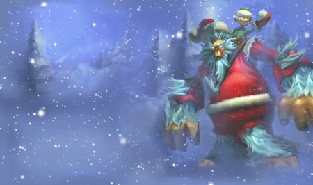 Nunu - The Yeti Rider - nunu, the yeti rider, video game, nunu - the yeti rider, grungy, cg, yeti, yeti splash, league of legends, splash