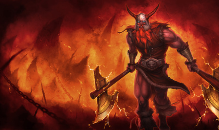 Olaf - The Berserker - olaf splash, the berserker, warrior, league of legends, olaf - the berserker, olaf, splash, video game