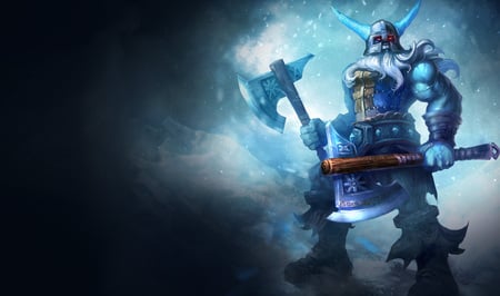 Olaf - The Berserker - olaf, warrior, olaf splash, league of legends, video game, olaf - the berserker, the berserker, splash