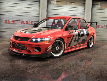 MITSHUBISHI EVO 9 - mitshubishi evo 9 car tuning rally smc