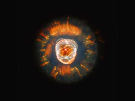 Eskimo Nebula - hubble, space, astronomy, eskimo nebula, stars, sky, nebula