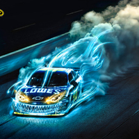 Jimmie Johnson Sprint Cup Ad Monster Burn Out