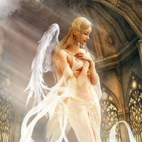 White Gothic Angel