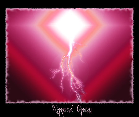 Ripped Open - photoshop, abstract, pink, lightning