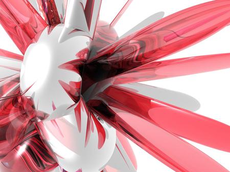 Tiger Claw - bryce, abstract, 3d, red