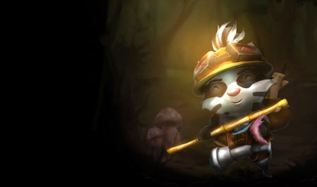 Teemo - The Swift Scout - teemo, the swift scout, league of legends, video game, cg, teemo splash, splash, teemo - the swift scout