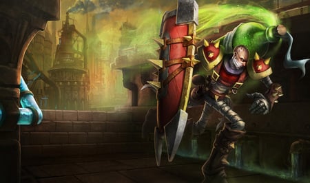 Singed - The Mad Chemist - league of legends, singed, cg, chemicalman splash, chemicalman, singed - the mad chemist, the mad chemist, splash, adventure, video game