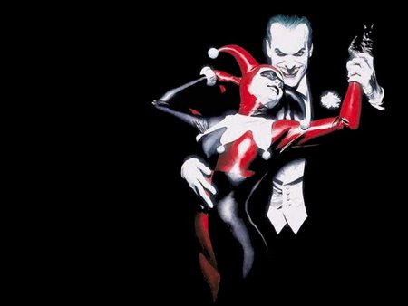 Ever Dance With The Devil In The Pale Moonlight - dancing, joker, harley quinn, supervillain