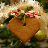 Ginger Cookie Heart Ornament