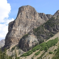 The Majestic mountains at Banff National  Park Alberta - Canada 