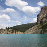 Lake at Banff National Park in Alberta - Canada 