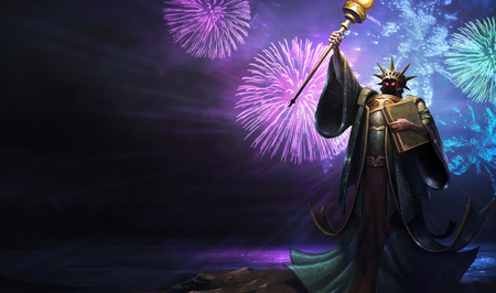 Liberty - league of legends, karthus, skull, grim, horror, hd, lich splash, the deathsinger, liberty, splash, adventure, video game, karthus - the deathsinger, reaper, cg, fantasy, lich