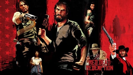 Marston & His Friends - red dead redemption, rockstar, john marston, marston