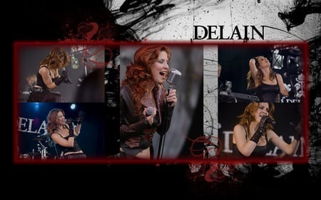 Charlotte Wessels - Delain - metal, heavy, dutch, music, band, delain, wessels, gothic, logo, netherlands, charlotte