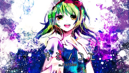 Gumi - raver, girl, vocaloid, gumi, s3rl, cute