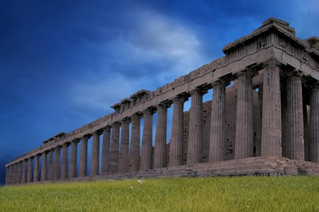 Pillars - nature, buildings, cg, photography