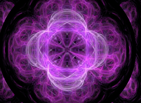 Purple fractal - bright, fractal, kaleidescope, purple