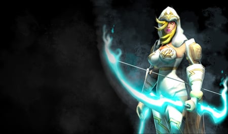 Ashe - The Frost Archer - beauty, female, hot, video game, fantasy, archer, league of legends, sexy, bowmaster, girl, lovely, ashe, cg, the frost archer, hd, adventure, action, ashe - the frost archer, splash, legends, bowmaster splash, blonde