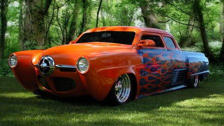 50 Studebaker - bed, ride, wallpaper, 1950, custom, 1080, low, entropy, studebaker