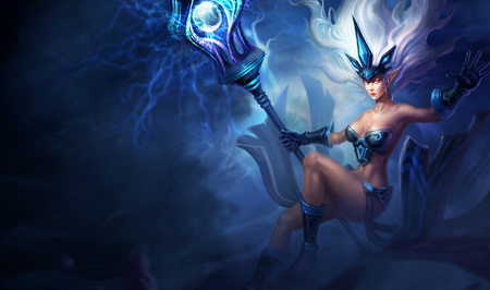 Janna - The Storm\'s Fury - pretty, female, league of legends, blonde, eye, flash, janna splash, the storms fury, gorgeous, hd, princess, face, splash, janna, action, adventure, video game, spirit, soul, beautiful, hot, girl, digital art, janna - the storms fury, beauty, lovely, elf, cg, fantasy, fury, legend, sexy