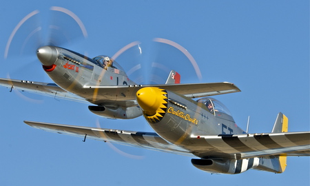 North American P51 Mustangs