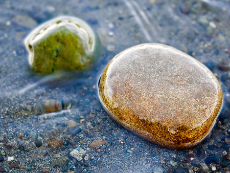 Stones - water, beautiful, photography, stones, abstract, colorful