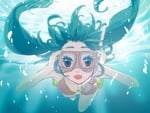 miku underwater