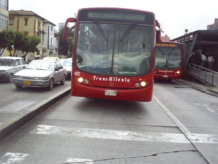 transmilenio articulado - bus, cars, coach, transporte publico